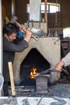 Traditional blacksmiths in Istaravshan